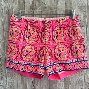 Lilly Pulitzer Callahan Pink Patterned Shorts 00
